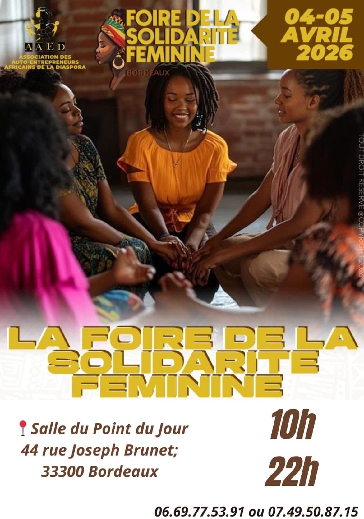 Vue d'ensemble du site, où visiteurs et entrepreneures se croisent